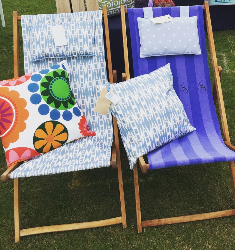 Deck chairs and cushions from HemLiv